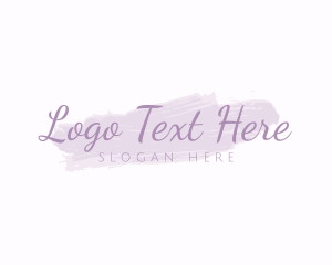 Boutique - Classy Script Paintbrush logo design