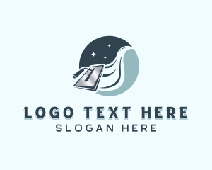 Plaster - Plastering Trowel logo design