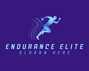 Triathlon - Running Man Fitness logo design