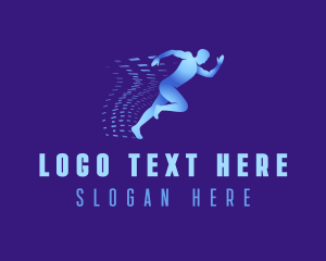 Jogging - Running Man Fitness logo design