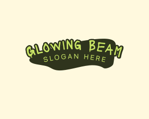 Fluorescent - Dripping Paint Streetwear logo design