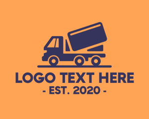 Credit Card Truck logo design