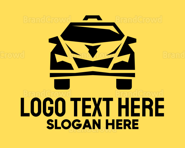 Yellow Taxi Cab Logo