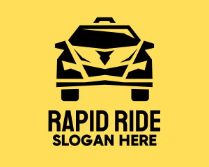 Yellow Taxi Cab logo design