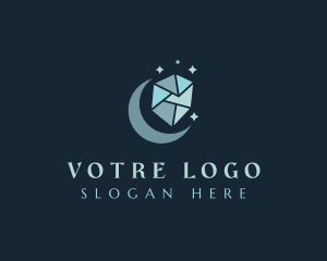 Interior Deign - Crystal Moon Jewel logo design