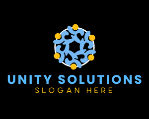 United - People Community Foundation logo design