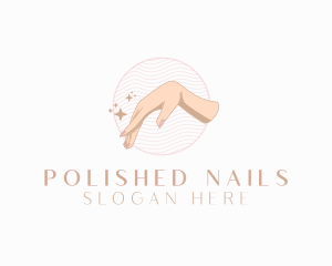 Beauty Nail Salon logo design