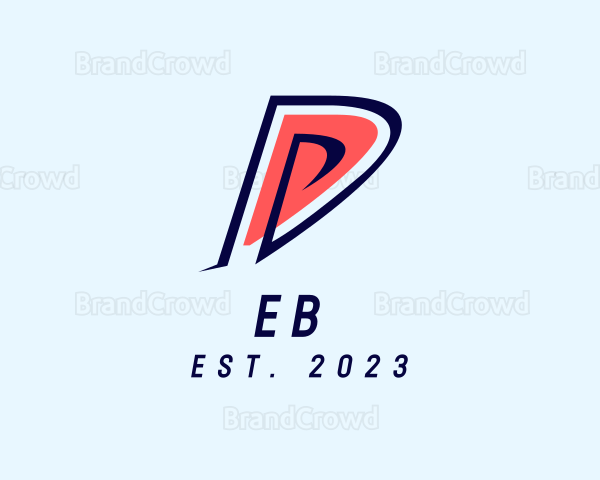 Modern Athletic Letter D Logo