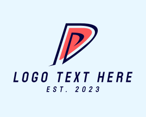 Application - Modern Athletic Letter D logo design