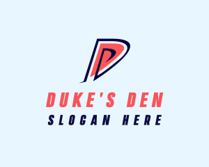 Modern Athletic Letter D  logo design