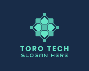 Tech Telecommunications Network  logo design