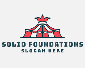 Theme Park - Clown Circus Wonderland logo design