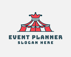 Indoor Playground - Clown Circus Wonderland logo design