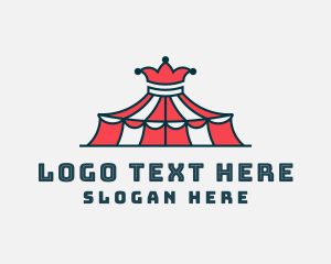 Joke - Clown Circus Wonderland logo design