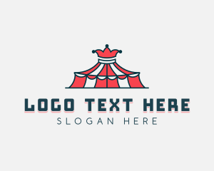 Fair - Clown Circus Wonderland logo design