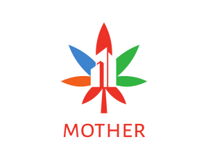 Oil - Colorful Cannabis City logo design