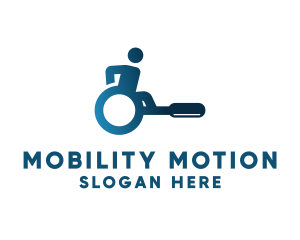 Wheelchair - Handicap Wheelchair Search logo design