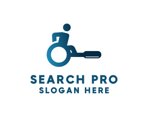 Search - Handicap Wheelchair Search logo design