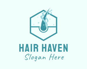 Hair Dermatology Clinic logo design