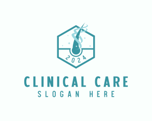 Hair Dermatology Clinic logo design