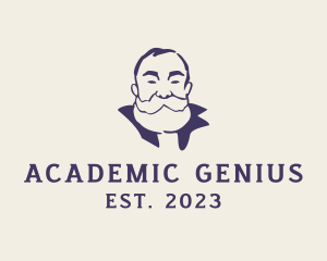 Professor - Old Bearded Man logo design