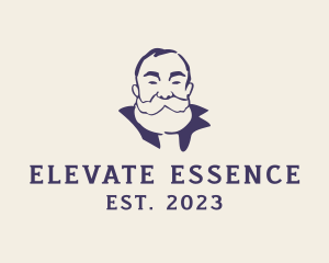 Nursing Home - Old Bearded Man logo design