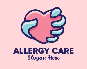 Heart Hand Care logo design