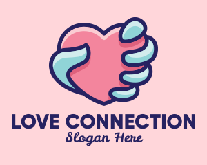 Heart Hand Care logo design