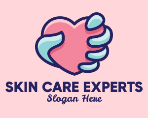 Heart Hand Care logo design