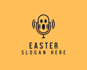 Singer - Scary Stories Radio logo design