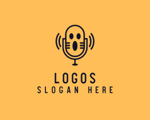 Character - Scary Stories Radio logo design