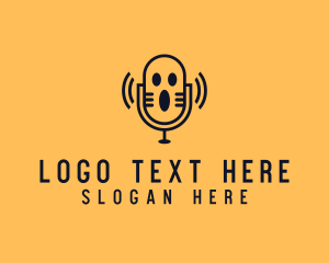 Compose - Scary Stories Radio logo design