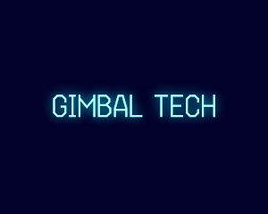 Neon Tech Glow logo design