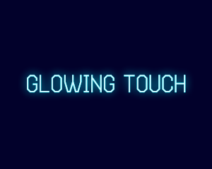 Neon Tech Glow logo design