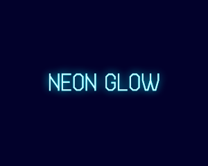 Neon Tech Glow logo design