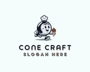 Chef Creamery Dessert logo design