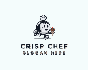 Chef Creamery Dessert logo design