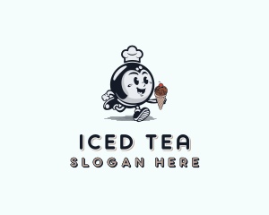 Chef Creamery Dessert logo design