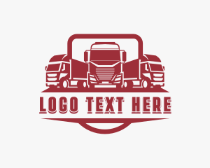 Emblem - Trucking Freight Delivery logo design