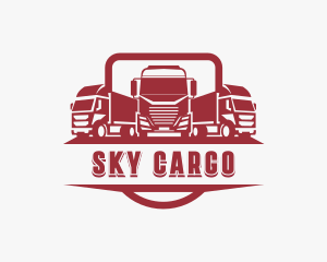 Trucking Freight Delivery logo design