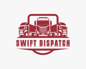 Trucking Freight Delivery logo design