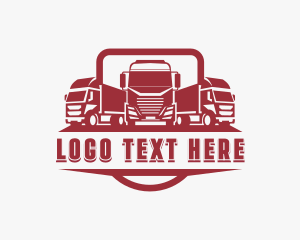 Freight - Trucking Freight Delivery logo design