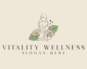 Wellness Spa Woman logo design