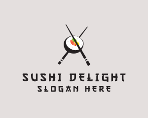 Maki Roll Bowl logo design