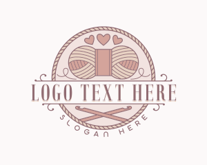 Handmade - Handmade Knitting Crochet logo design