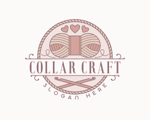 Handmade Knitting Crochet logo design