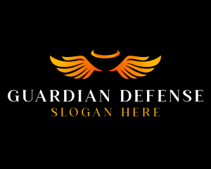 Angel Guardian Wings logo design