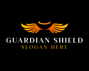 Guardian - Angel Guardian Wings logo design