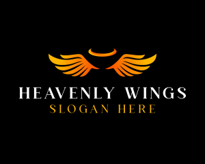 Angel - Angel Guardian Wings logo design