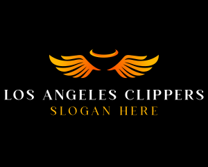 Angel Guardian Wings logo design